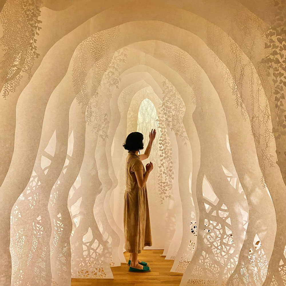 Аюми Шибата - бумажная скульптура.
