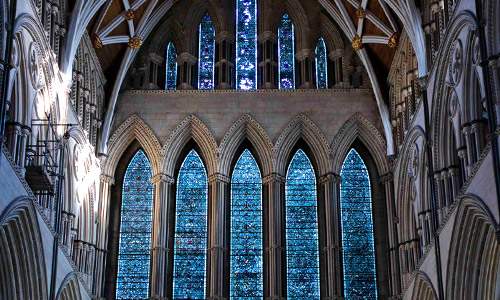Витраж Кафедральный собор в Йорке окно Пять сестер