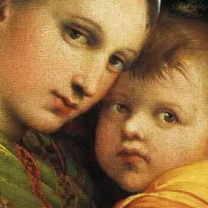 Рафаэль Санти (Raffaello Santi) – Мадонна в кресле (1513-1514 г.)