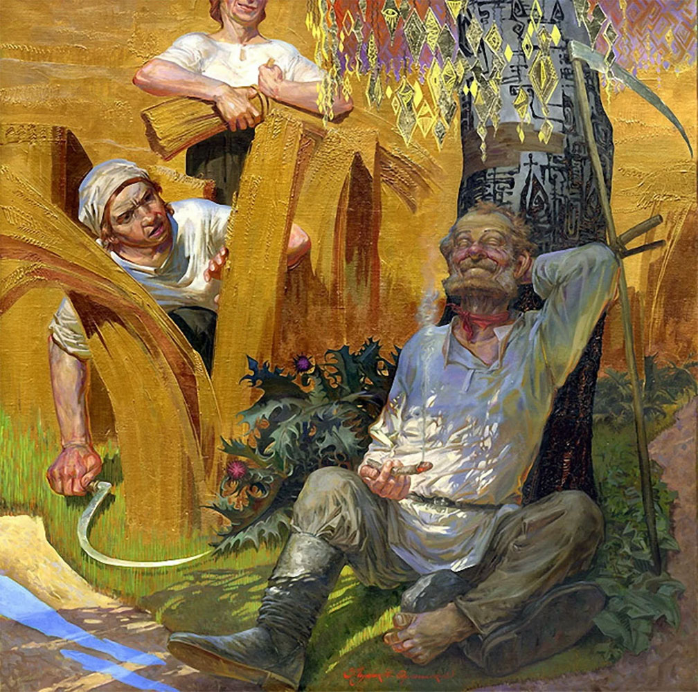 Богатая русская душа. Картины художника Владимира Чумакова-Орлеанского.