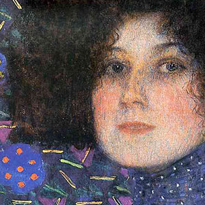 Густав Климт (Gustav Klimt) – Портрет Эмилии Флёге, фрагмент