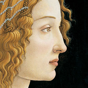 Сандро Боттичелли (Sandro Botticelli) - Портрет молодой женщины (1485 г)