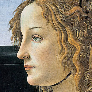 Сандро Боттичелли (Sandro Botticelli) - Портрет Симонетты Веспуччи (1476)
