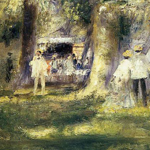 Пьер Огюст Ренуар (Pierre-Auguste Renoir) В парке