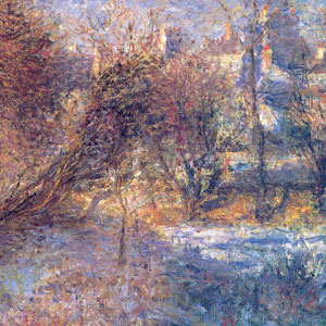 Пьер Огюст Ренуар (Pierre-Auguste Renoir) Пейзаж со снегом