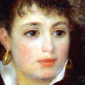 Пьер Огюст Ренуар (Pierre-Auguste Renoir) Женщина с розой