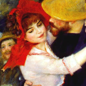 Пьер Огюст Ренуар (Pierre-Auguste Renoir) Танец в Бужевиле