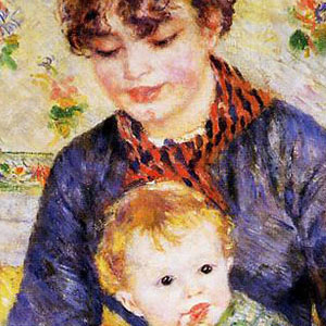 Пьер Огюст Ренуар (Pierre-Auguste Renoir) Мать и дитя