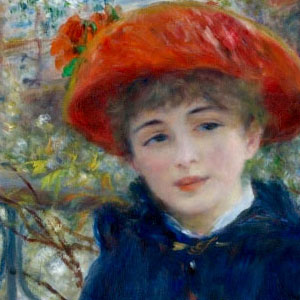 Пьер Огюст Ренуар (Pierre-Auguste Renoir) На терассе
