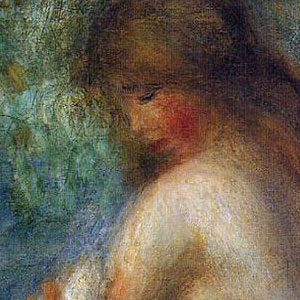 Пьер Огюст Ренуар (Pierre-Auguste Renoir) Купальщица