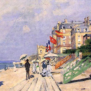 Оскар Клод Моне (Oscar-Claude Monet) - Набережная Трувиль. 1870 г.