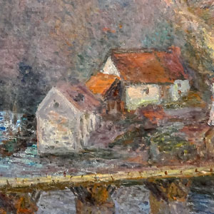 Оскар Клод Моне (Oscar-Claude Monet) - Гранд Крез на Пон-де-Верви. 1889 г..