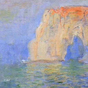 Оскар Клод Моне (Oscar-Claude Monet) - Маннепорт, отражение. 