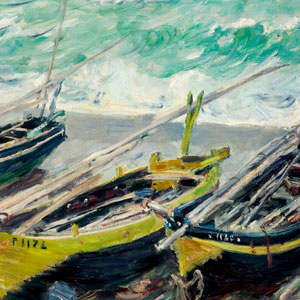 Оскар Клод Моне (Oscar-Claude Monet) - Рыбацкие лодки
