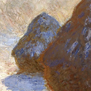Оскар Клод Моне (Oscar-Claude Monet) - Стога сена. Эффект инея. 1891 г.
