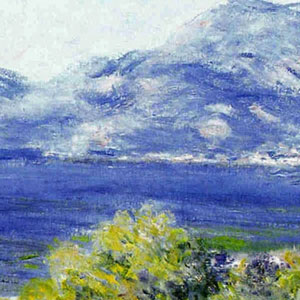 Оскар Клод Моне (Oscar-Claude Monet) - Вид на Вентимигилью. 1884 г.