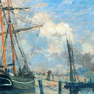 Оскар Клод Моне (Oscar-Claude Monet) - Сена в Руане. 1872 г.