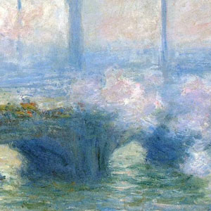 Оскар Клод Моне (Oscar-Claude Monet) - Мост Ватерлоо, пасмурный день. 1903 г.