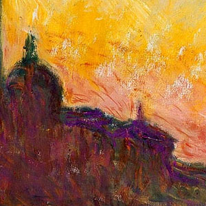 Оскар Клод Моне (Oscar-Claude Monet) - Сан Джоджо в сумерках.