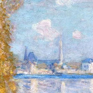 Оскар Клод Моне (Oscar-Claude Monet) - Осень в Аржантее.
