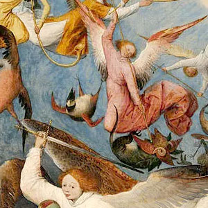 Питер Брейгель Старший (Pieter Bruegel de Oude)  Падение мятежных ангелов 1562г.