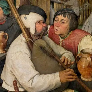 Питер Брейгель Старший (Pieter Bruegel de Oude)  Крестьянский танец 1568г.