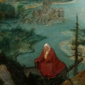  Питер Брейгель Старший (Pieter Bruegel de Oude) Пейзаж с бегством в Египет