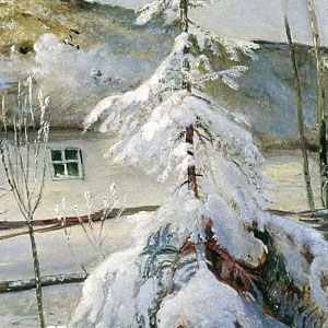 Алексей Кондратьевич Саврасов (A Savrasov) Зима. 1873 г.