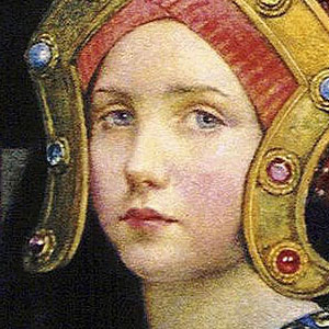 Элеанор Фортескью-Брикдейл (Eleanor Fortescue-Brickdale) - Head of a Tudor Girl