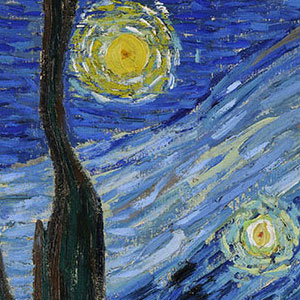 Винсент Ван Гог (Vincent van Gogh) Звездная ночь