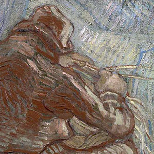 Винсент Ван Гог (Vincent van Gogh) Вечер (по Милле) Вечер