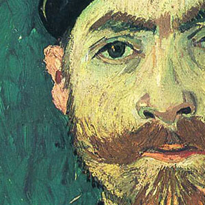 Винсент Ван Гог (Vincent van Gogh) Влюбленный (портрет лейтенанта Милье) 