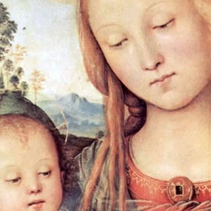Пьетро Перуджино (Pietro Perugino) Мадонна с Иоанном Крестителем
