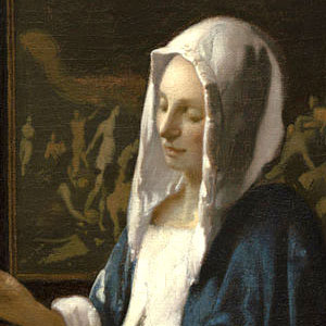 Ян Вермеер Дельфтский (Jan Vermeer van Delft) - Женщина, держащая весы