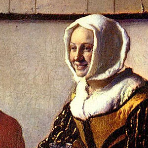 Ян Вермеер Дельфтский (Jan Vermeer van Delft) - Офицер и смеющаяся девушка