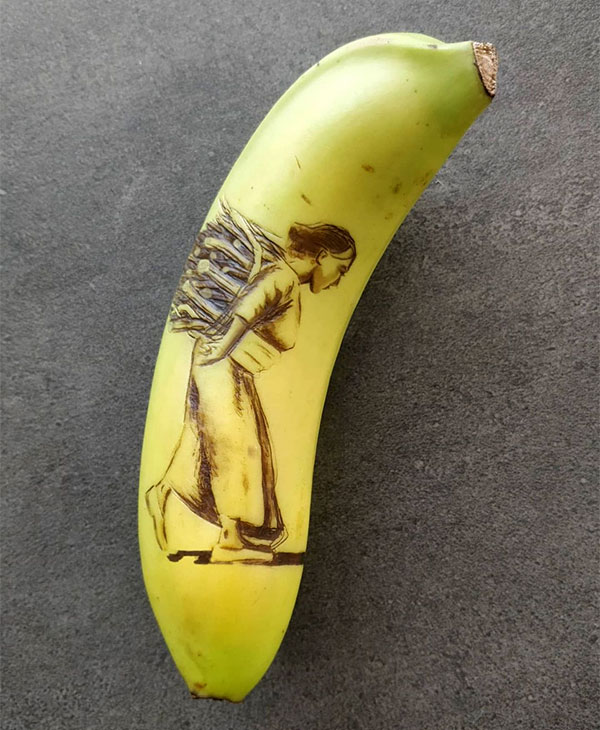Анна Хойницка - банановые иллюстрации