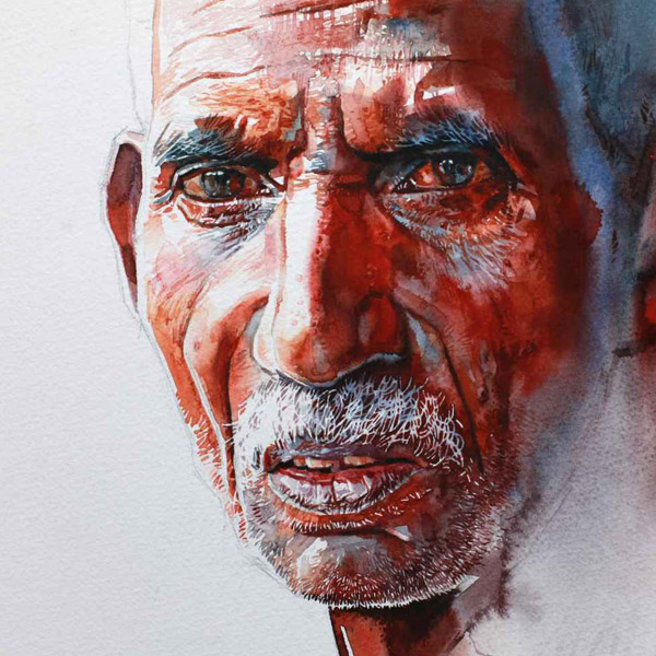 Раджкумар Стхабати (Rajkumar Sthabathy) художник акварелист из Индии