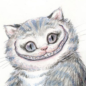 художник-иллюстратор Кей Аседера Kei Acedera - Чеширский кот