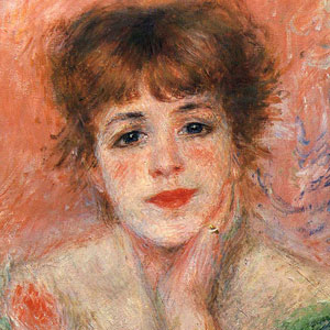Пьер Огюст Ренуар (Pierre-Auguste Renoir) Парадный портрет Жанны Самари