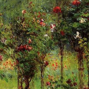 Пьер Огюст Ренуар (Pierre-Auguste Renoir) Розовый сад в Варжемон