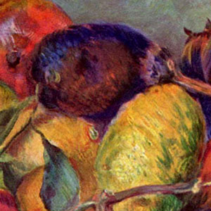 Пьер Огюст Ренуар (Pierre-Auguste Renoir) Натюрморт с фруктами