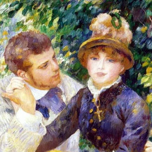 Пьер Огюст Ренуар (Pierre-Auguste Renoir) В саду