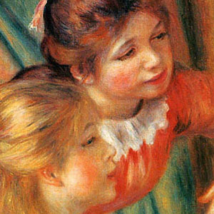 Пьер Огюст Ренуар (Pierre-Auguste Renoir) Девочки за пиано