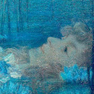 Луциан Леви-Дурмер (Lucien Levy-Dhurmer) Офелия (Портрет Сюзанны Райхенберг) 1900 г.