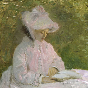 Оскар Клод Моне (Oscar-Claude Monet) - Камилла читает. 1872 г.