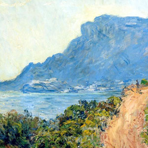 Оскар Клод Моне (Oscar-Claude Monet) - Горная дорога в Монако. 1884 г.