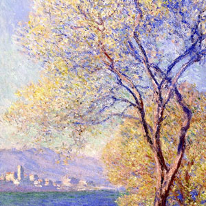 Оскар Клод Моне (Oscar-Claude Monet) - Антиб. Вид из садов Салис. 1888 г.