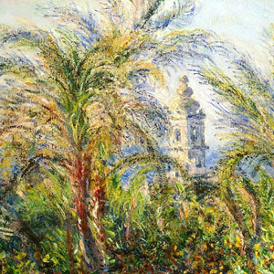 Оскар Клод Моне (Oscar-Claude Monet) - Сад в Бордигере утром 1884 г.
