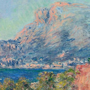 Оскар Клод Моне (Oscar-Claude Monet) - Красная дорога близ Ментона. 1884 г.