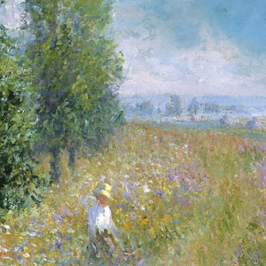 Оскар Клод Моне (Oscar-Claude Monet) - Тополя возле Аржантёя. 1875 г.